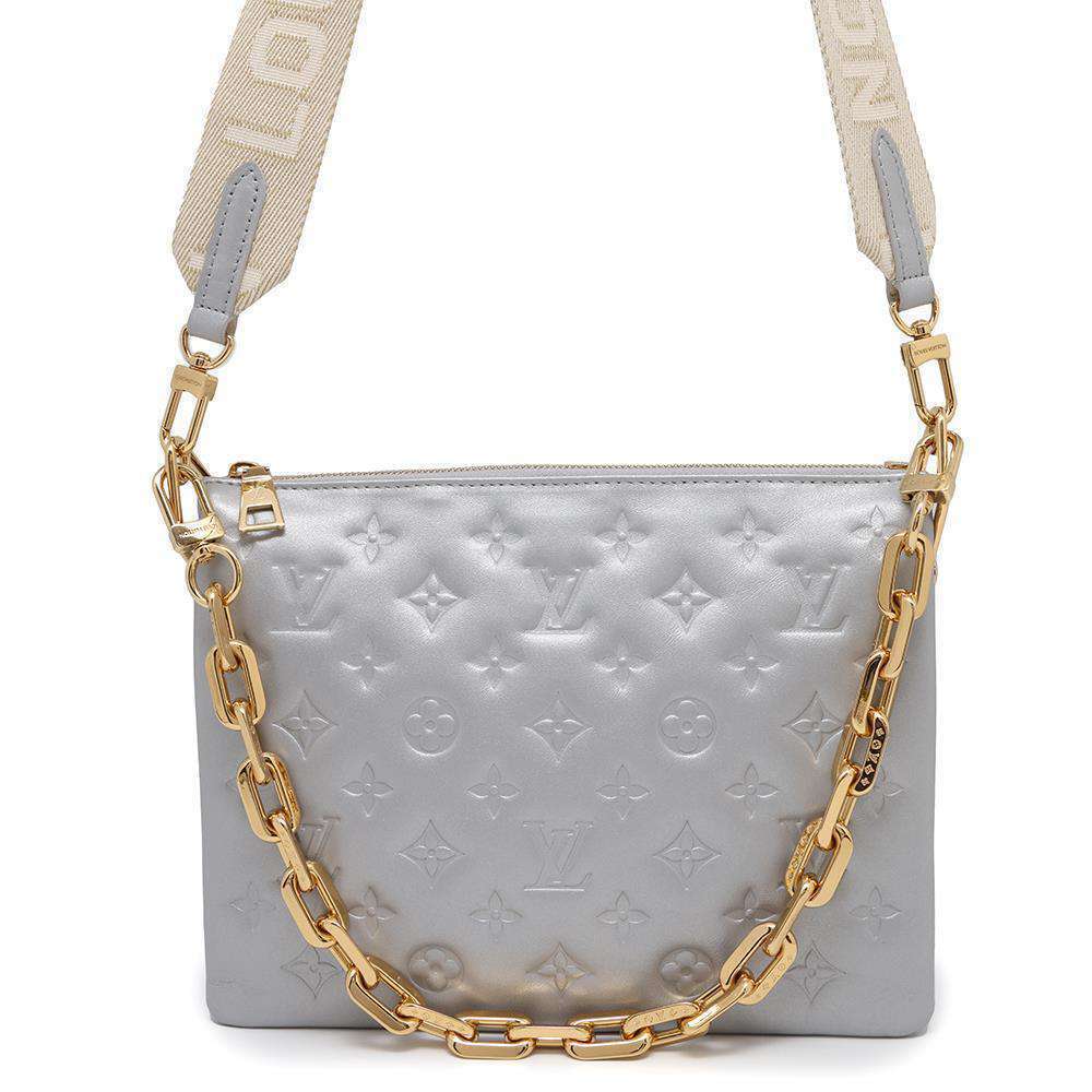 Louis Vuitton Shoulder Bag Monogram Lambskin Couch Clutch